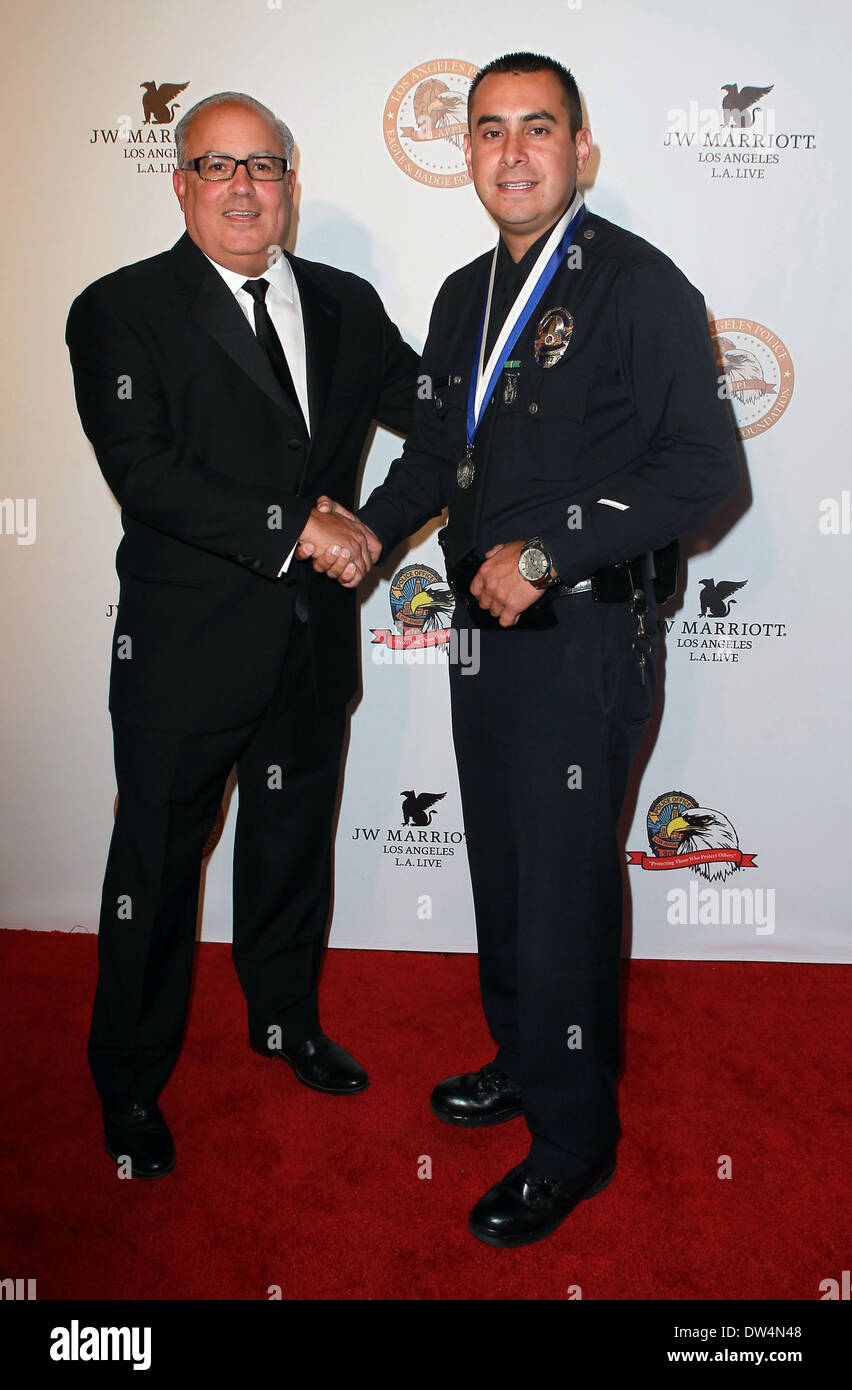 Peter R Repovich And Honoree Guest Los Angeles Police Protective 