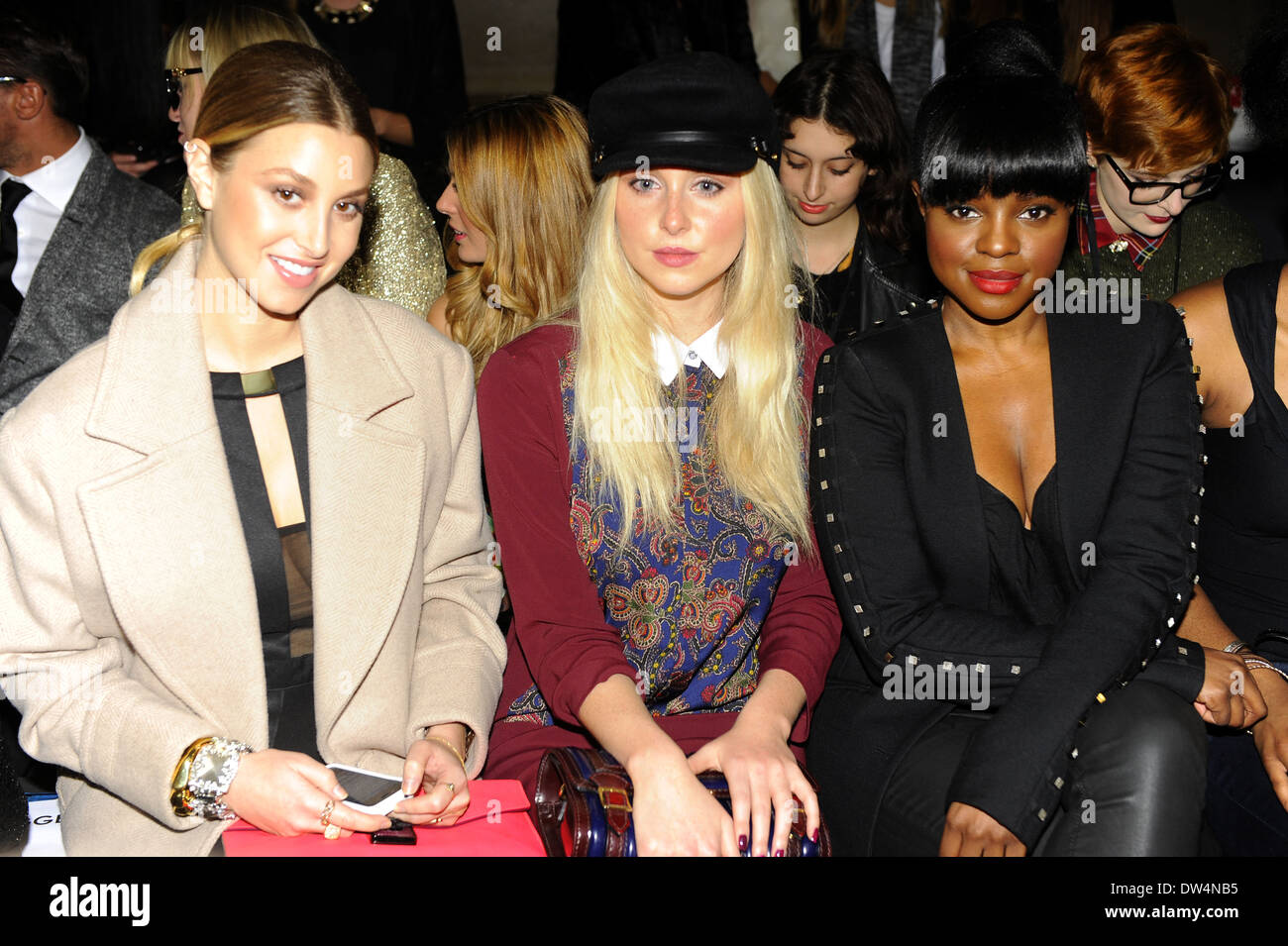 Whitney Port, Diana Vickers and Keisha Buchanan The Look fashion show