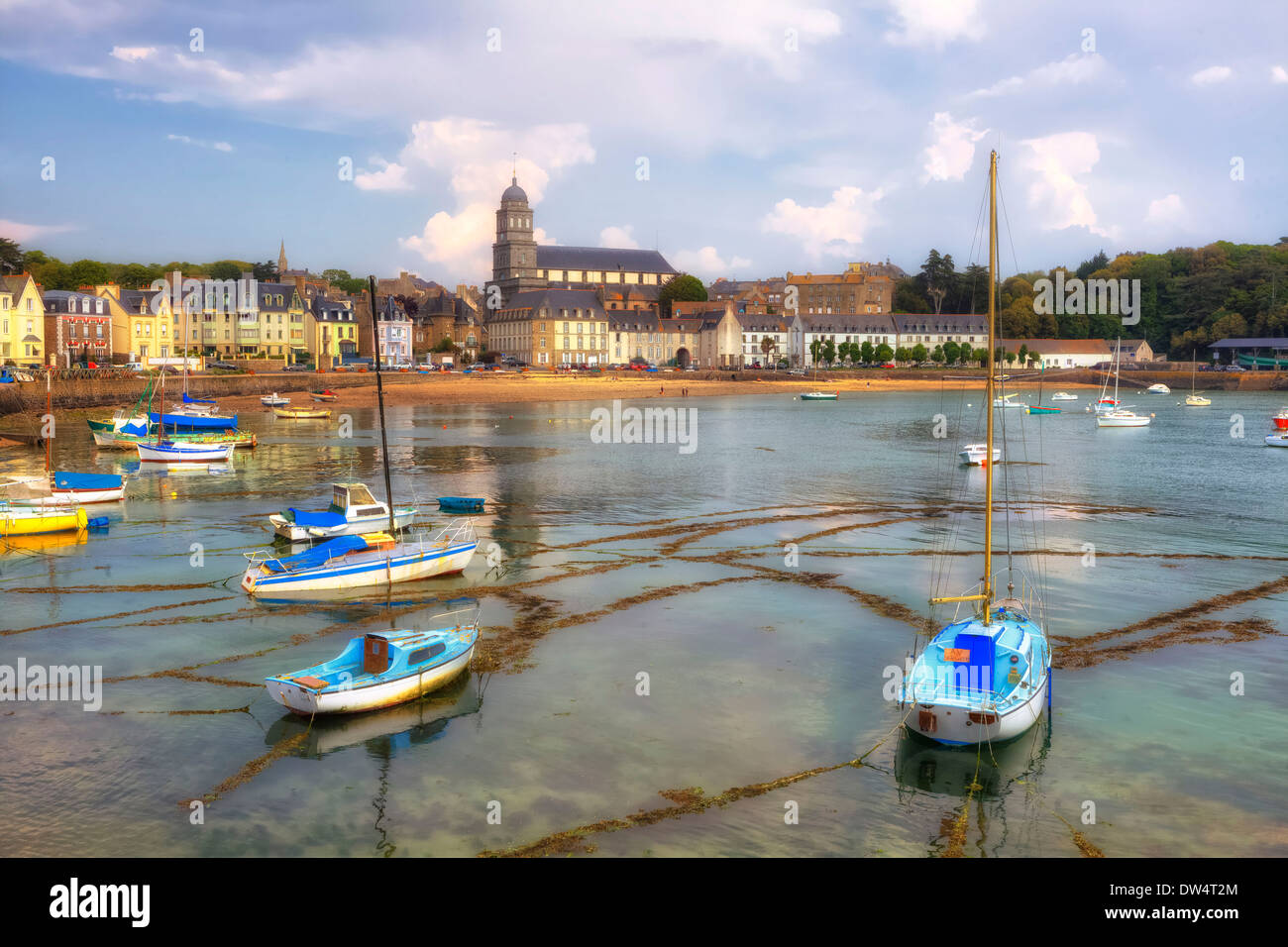 port of Saint-Servan Saint-Malo Stock Photo