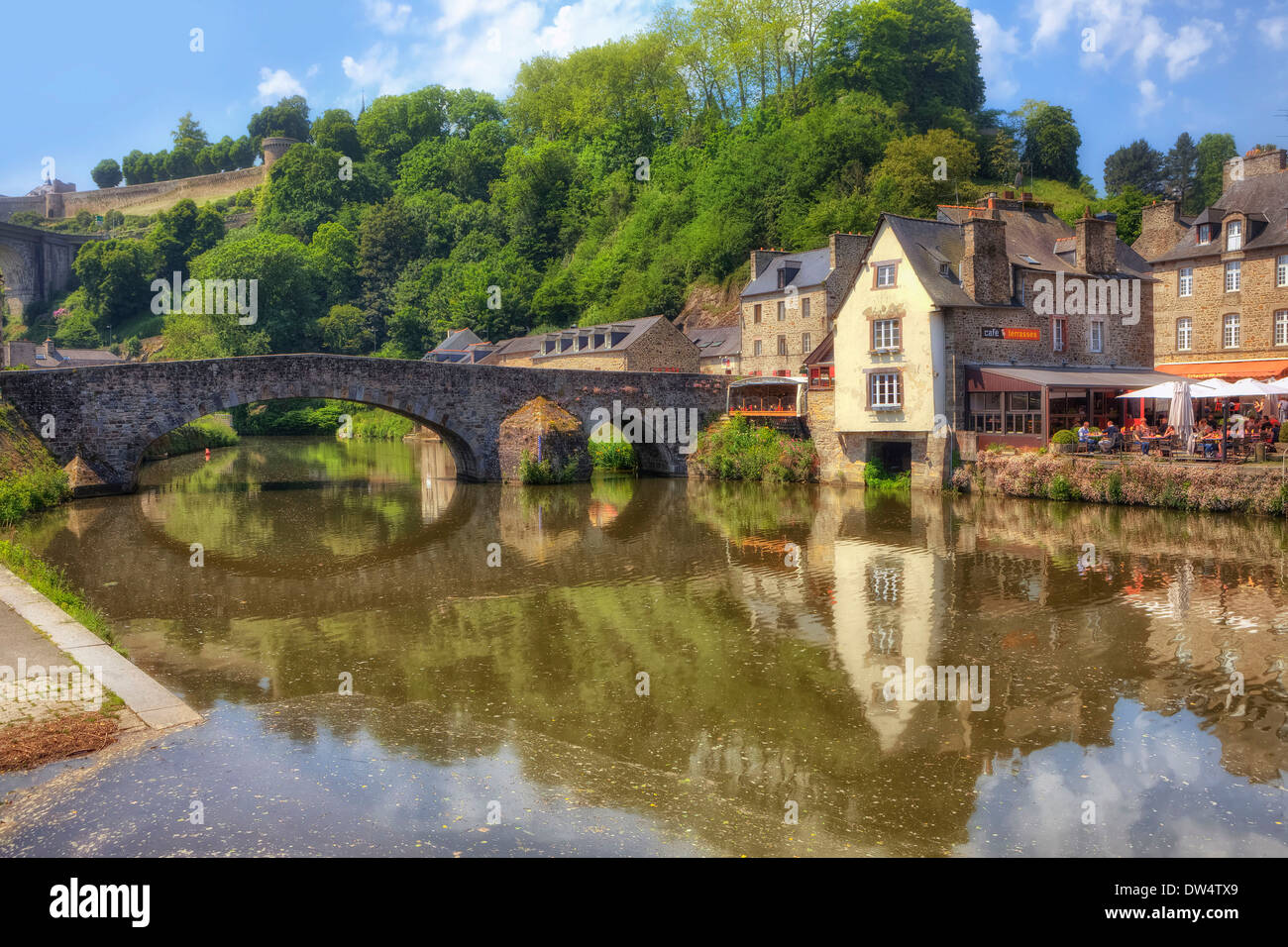 Dinant Port old port of Dinan Stock Photo - Alamy