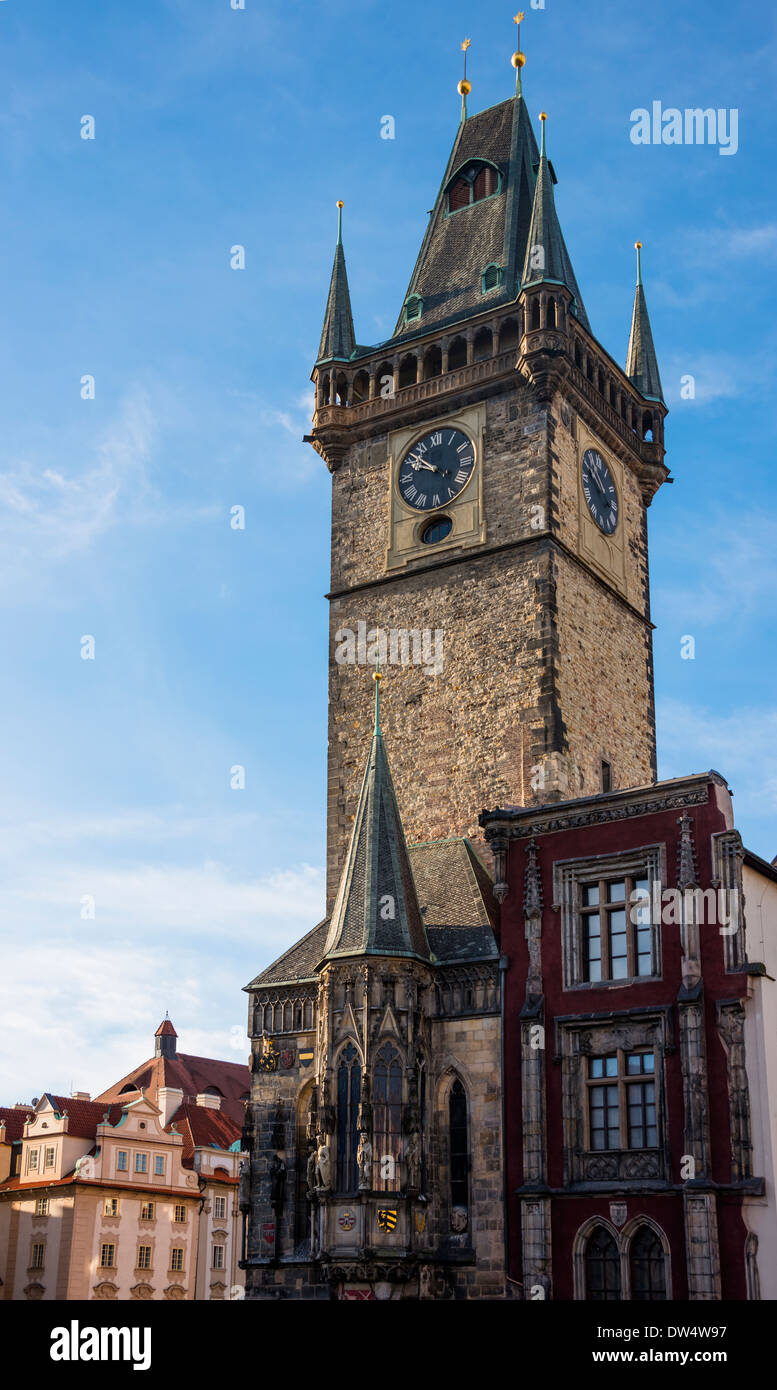 Prague City Hall Stock Photo