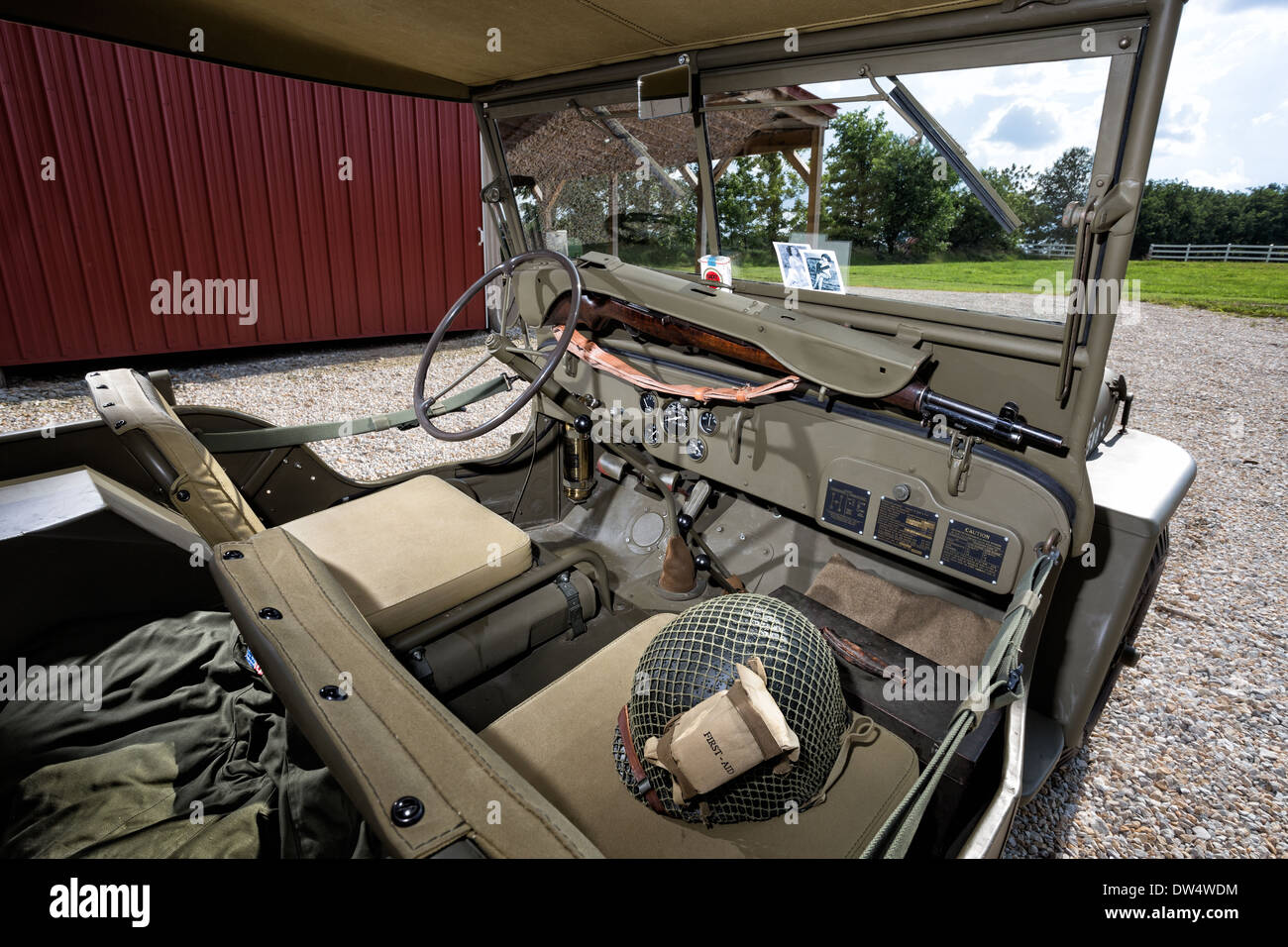 1942 Willys MB Jeep Stock Photo