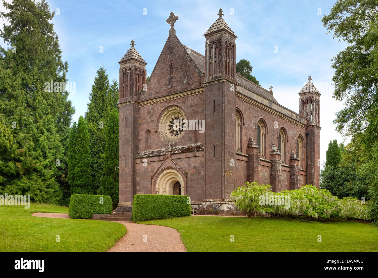 Killerton Chapel Broadclyst Devon Stock Photo