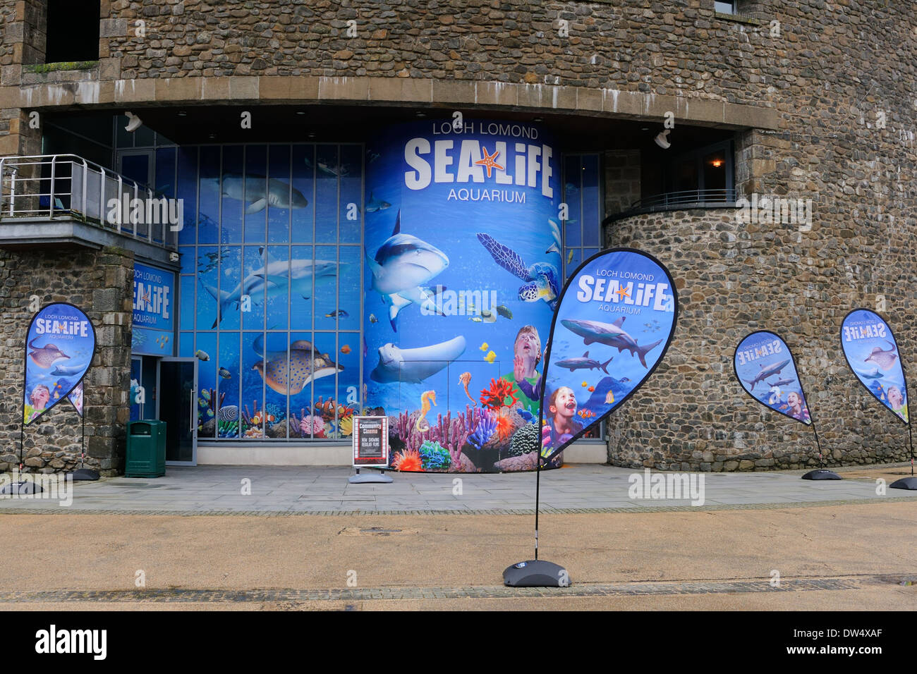 Sea Life at Loch Lomond Shores Stock Photo - Alamy