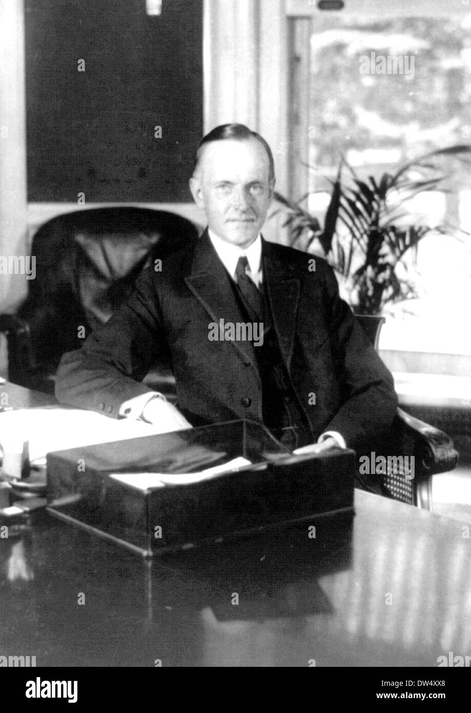 President calvin coolidge white house hires stock photography and