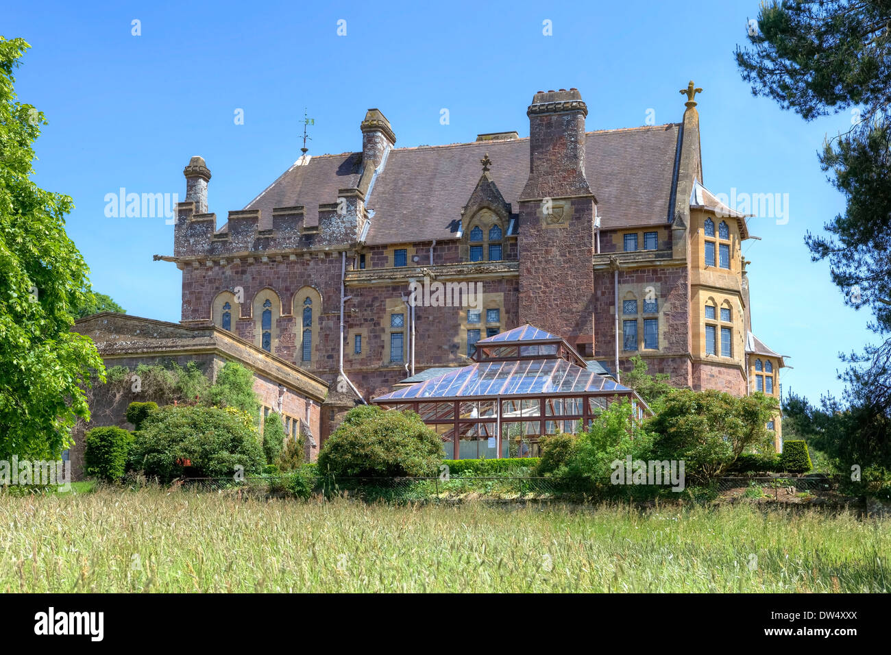 Knightshayes Court Tiverton Devon Stock Photo