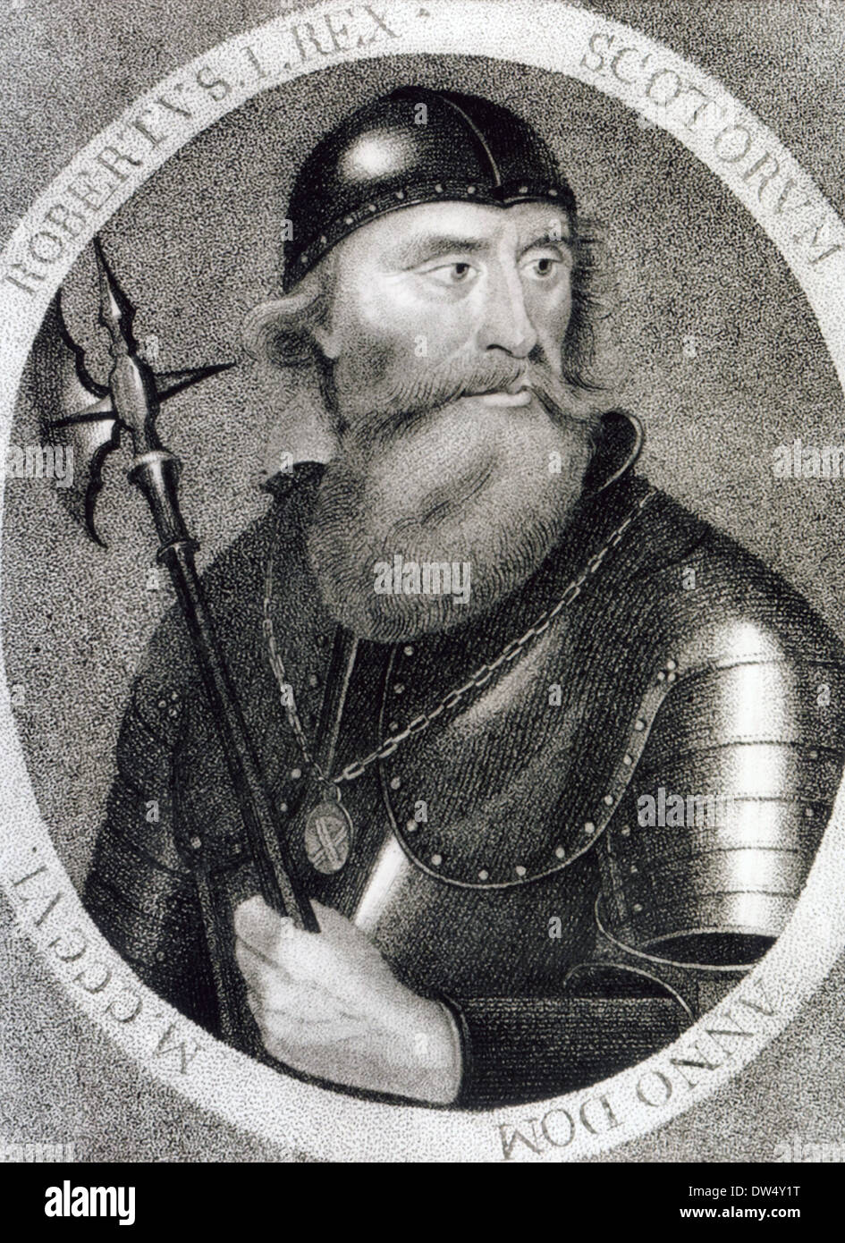 ROBERT THE BRUCE (12741329) King of Scots in an 18th century Stock