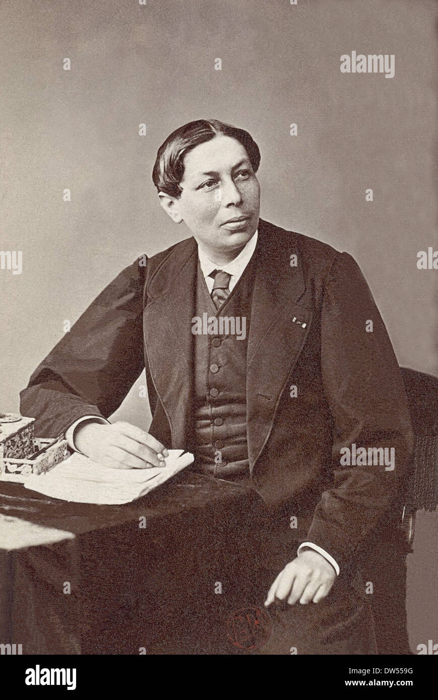 Albert Wolff (1835 - 1891), french journalist of Le Figaro. Stock Photo