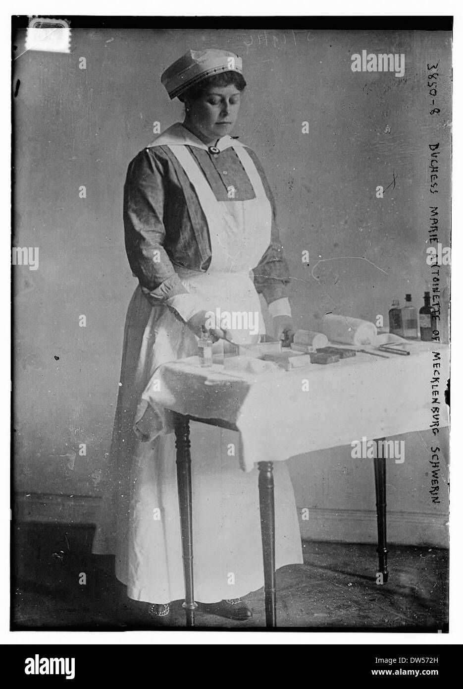 Duchess Marie Antoinette of Mecklenburg Schwerin (LOC) Stock Photo