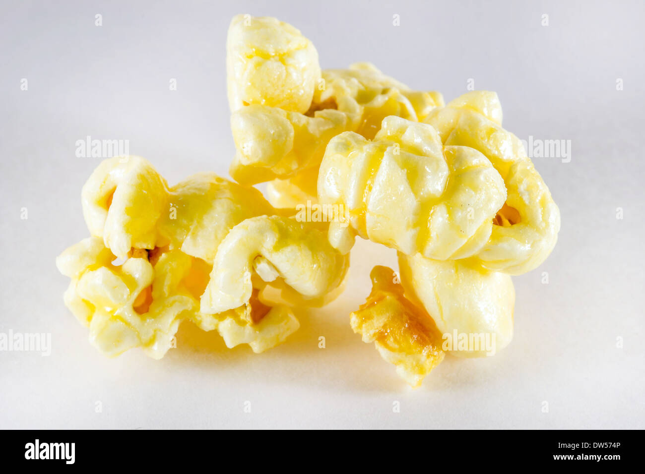 A butter sweeten popcorn, well baked. Stock Photo