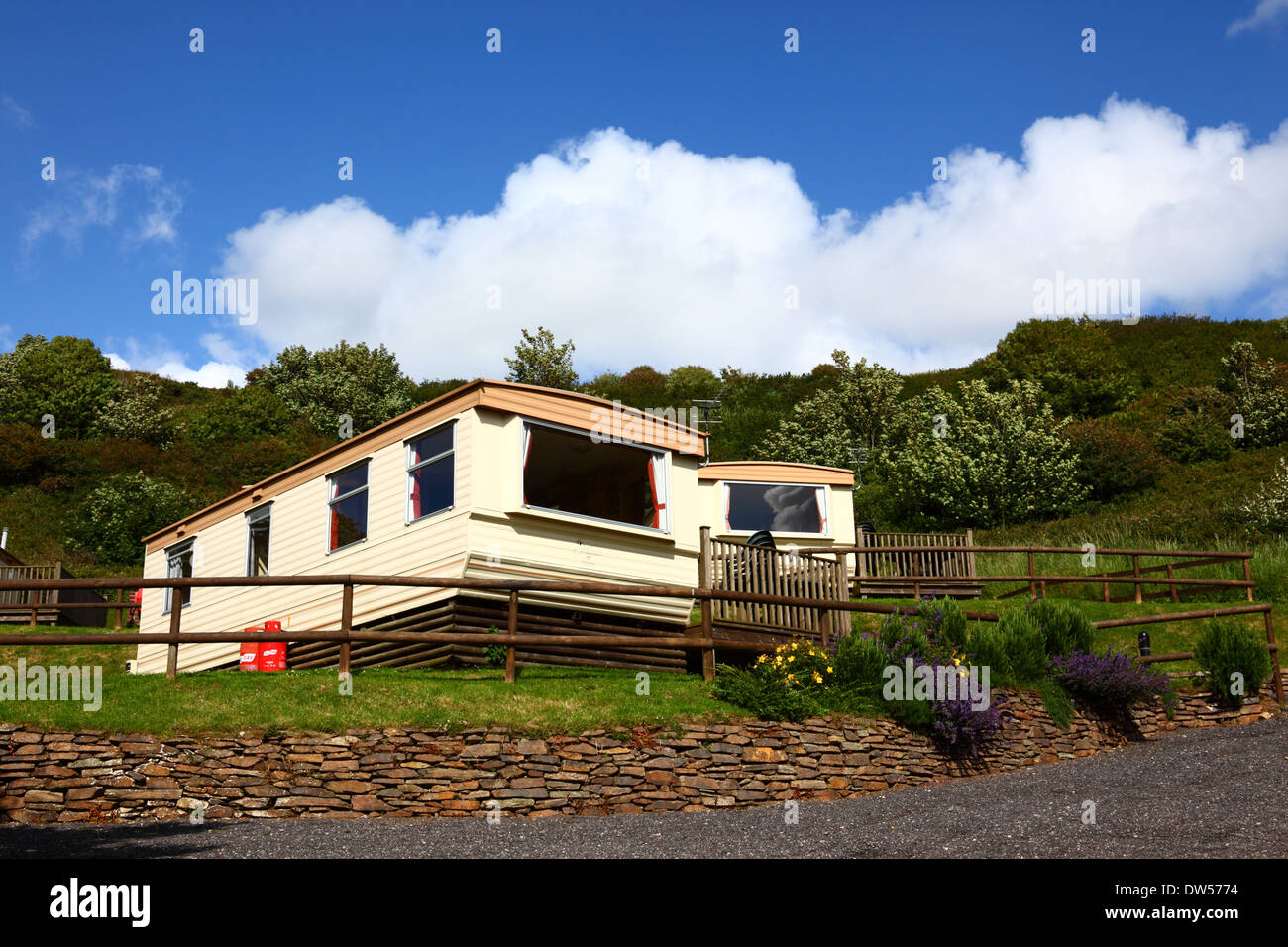 Hot holiday caravan hires stock photography and images Alamy