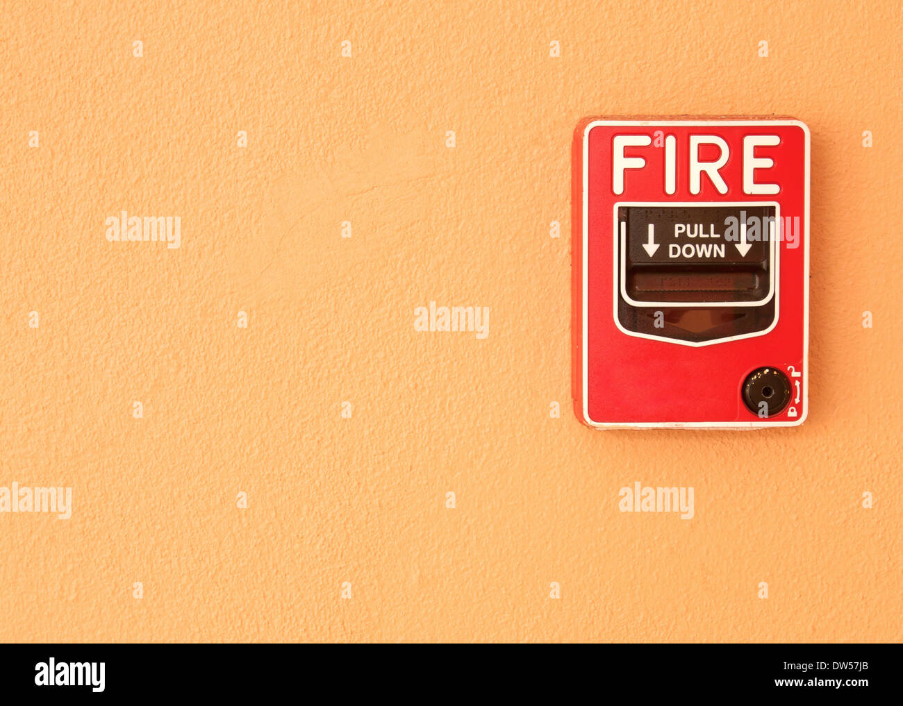 fire break glass Fire alarm in the alarm Stock Photo Alamy