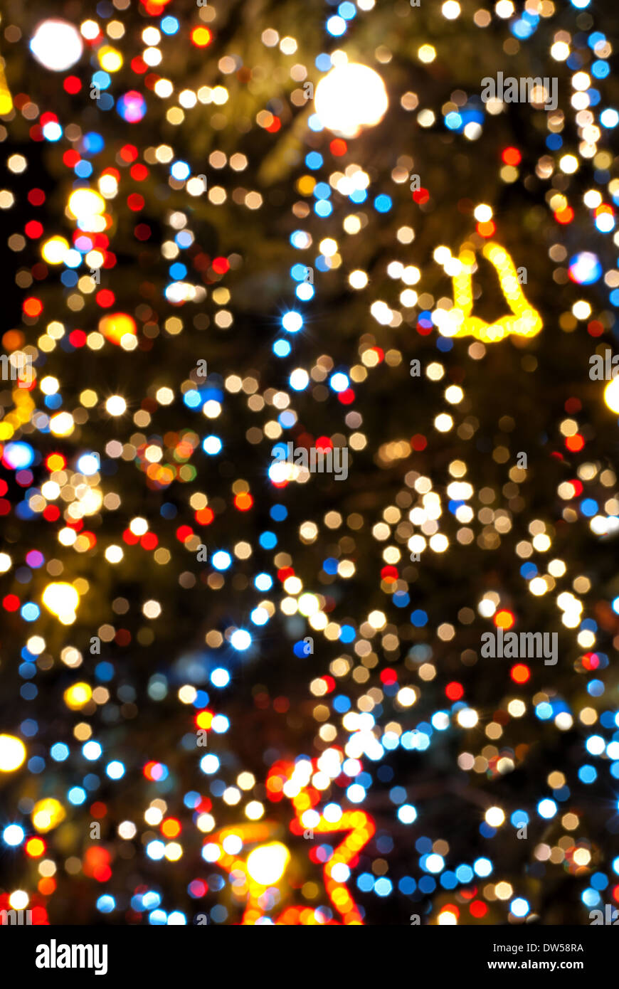 Christmas Tree Lights Stock Photo - Alamy