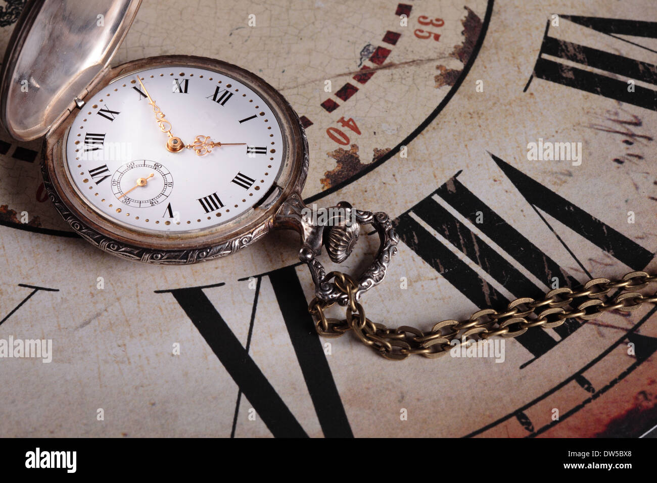 background with vintage clocks Stock Photo - Alamy