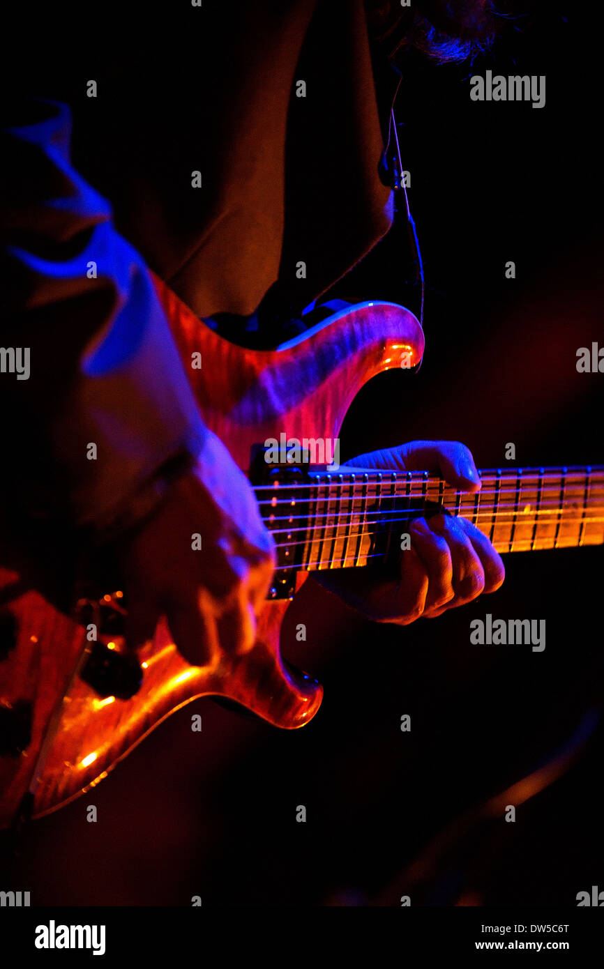 A lead guitarist doing his solo hires stock photography and images Alamy