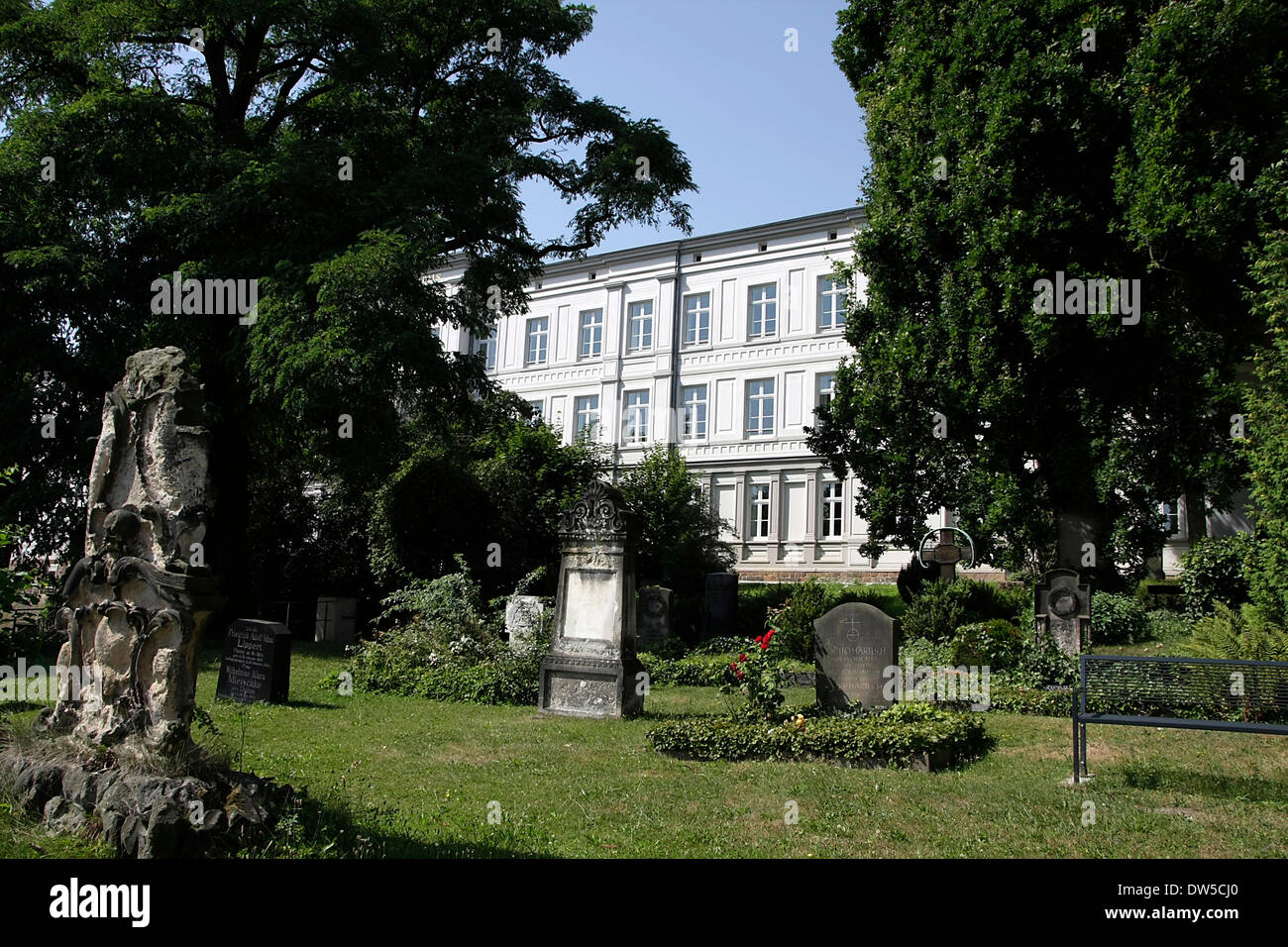 For centuries, students will be encouraged with special talents in Sankt Afra. Trained students were, for example, Lessing, Hahnemann and Gellert. In the summer of 2001, the Free State of Saxony has opened the Afra-school again. Photo: Klaus Nowottnick Dat Stock Photo