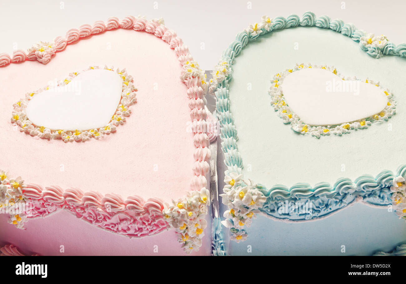 Birthday Cakes Twins Boy Girl High Resolution Stock Photography And Images Alamy
