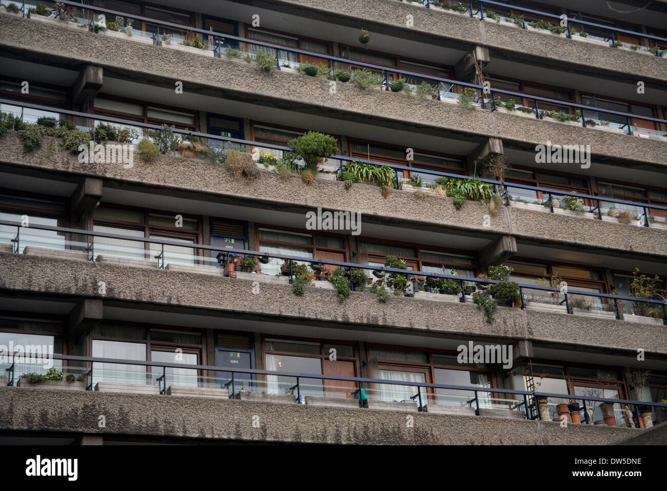 Barbican Centre apartments London Stock Photo