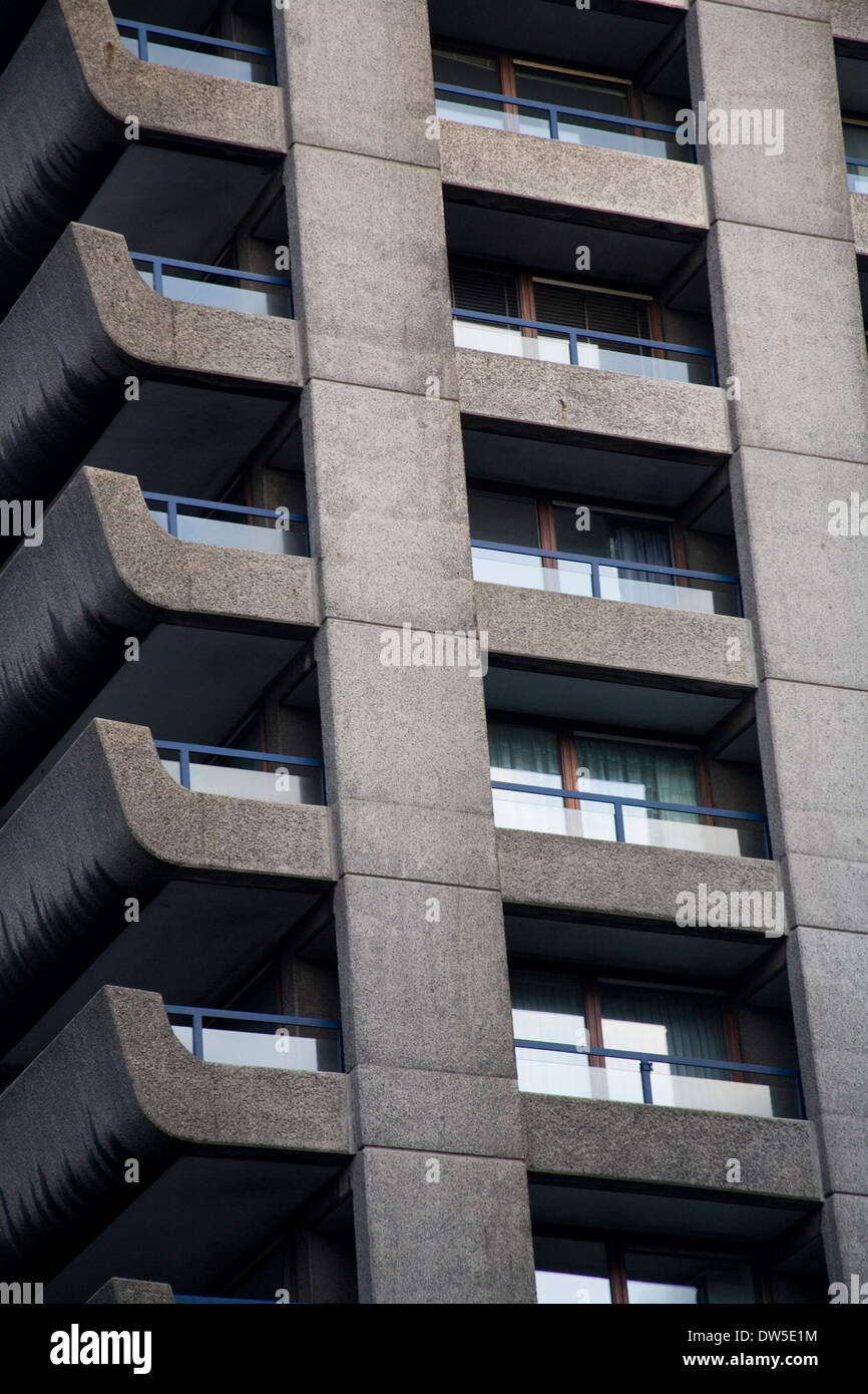 Barbican Centre apartments London Stock Photo Alamy