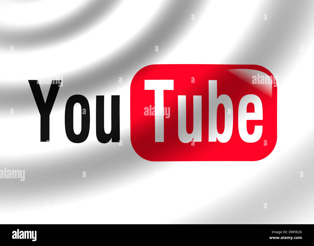 You Tube youtube logo symbol icon flag emblem Stock Photo - Alamy