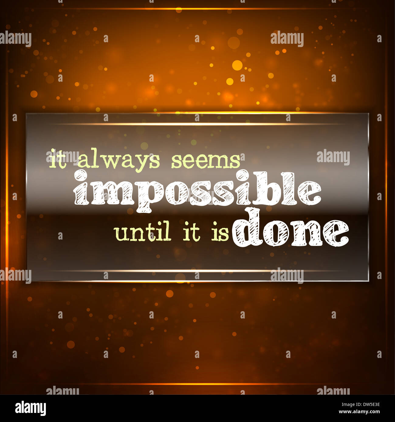 It Always Seems Impossible Until It Is Done Wallpaper