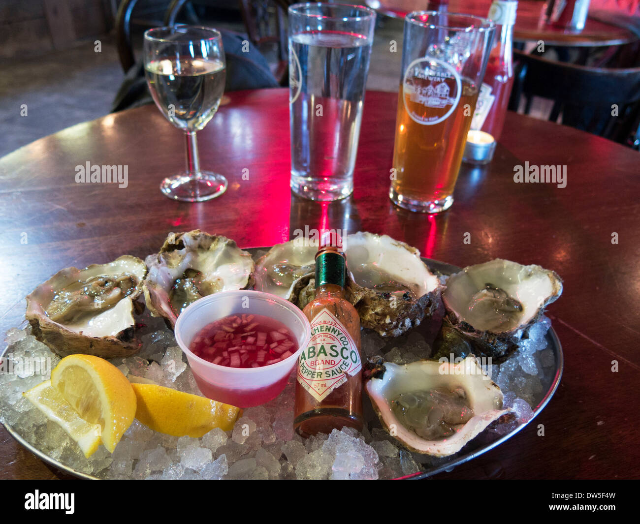 Rock Oysters at the Lobster Shack restaurant. Whitstable, UK Stock Photo Alamy