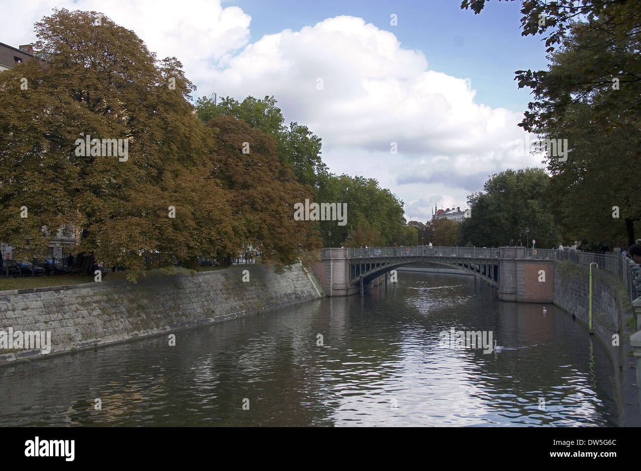 Spree river, Berlin Stock Photo