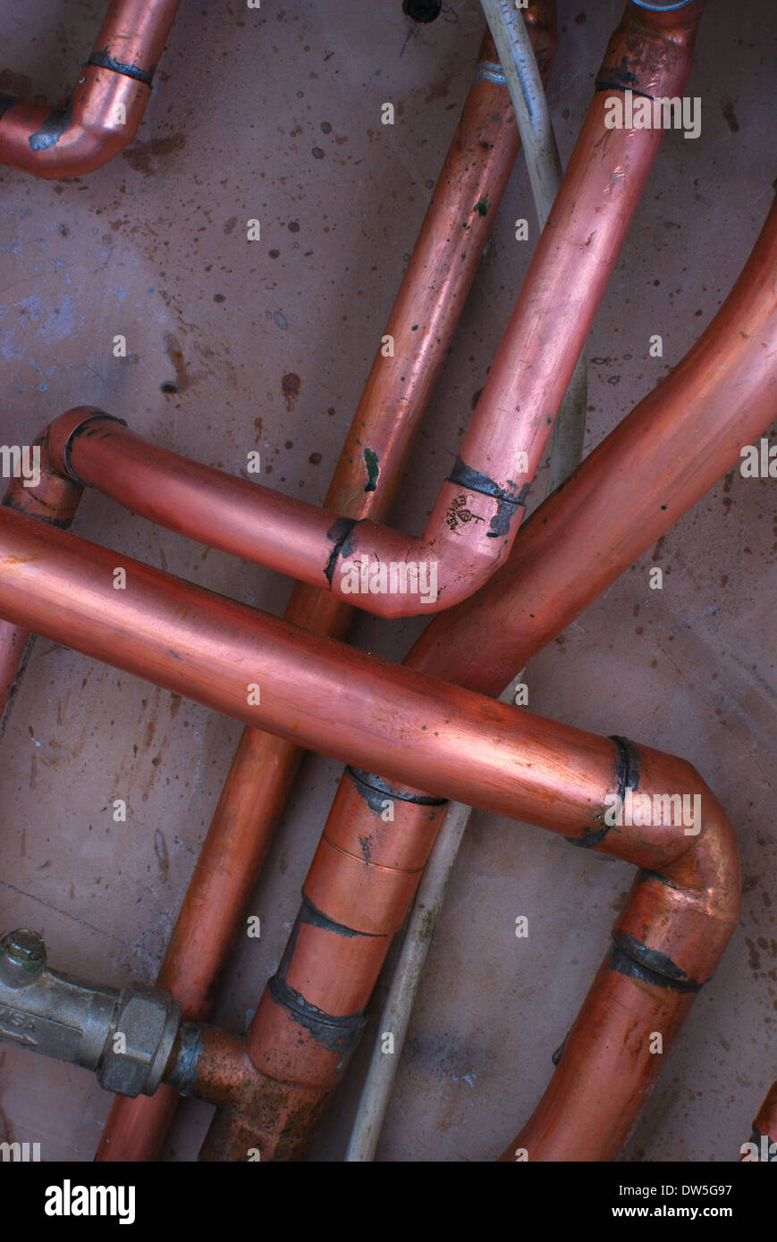 Pipe elbow copper hires stock photography and images Alamy
