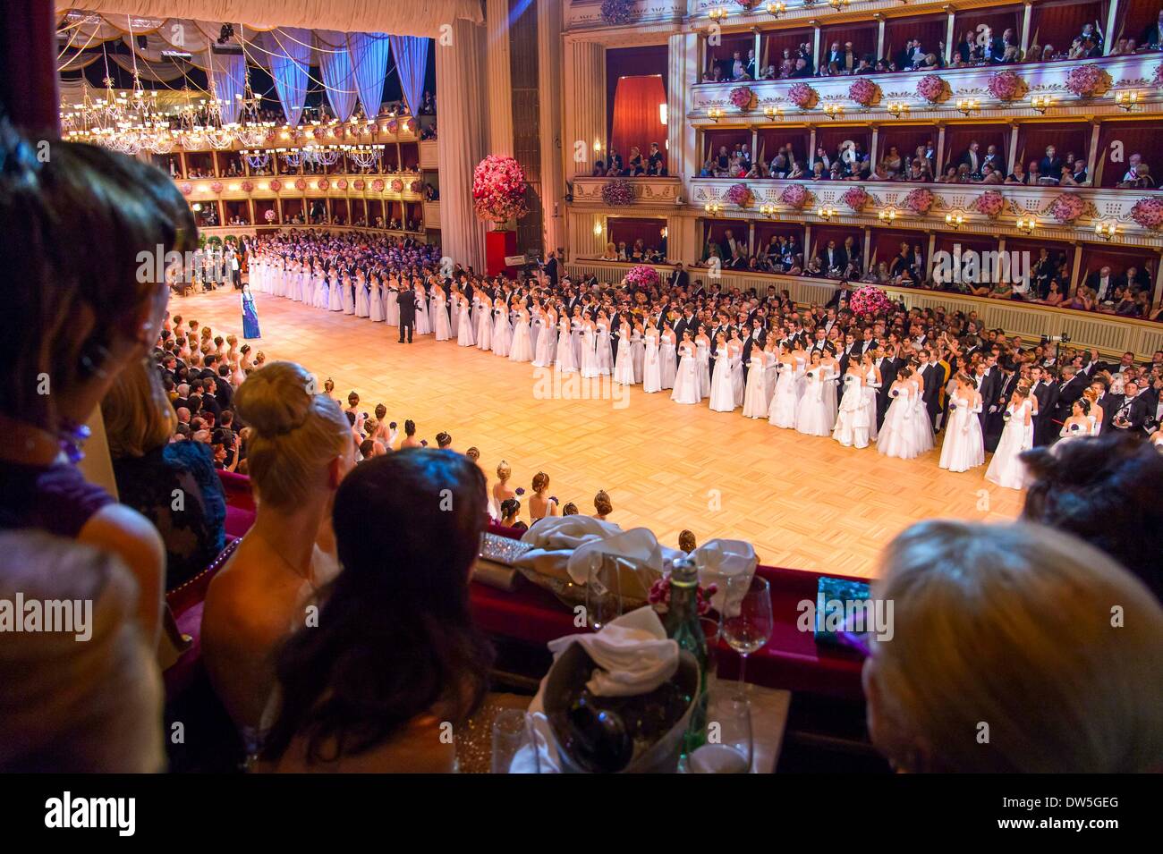 Vienna, Austria. 28th Feb, 2014. Opening overview Ballroom the Vienna