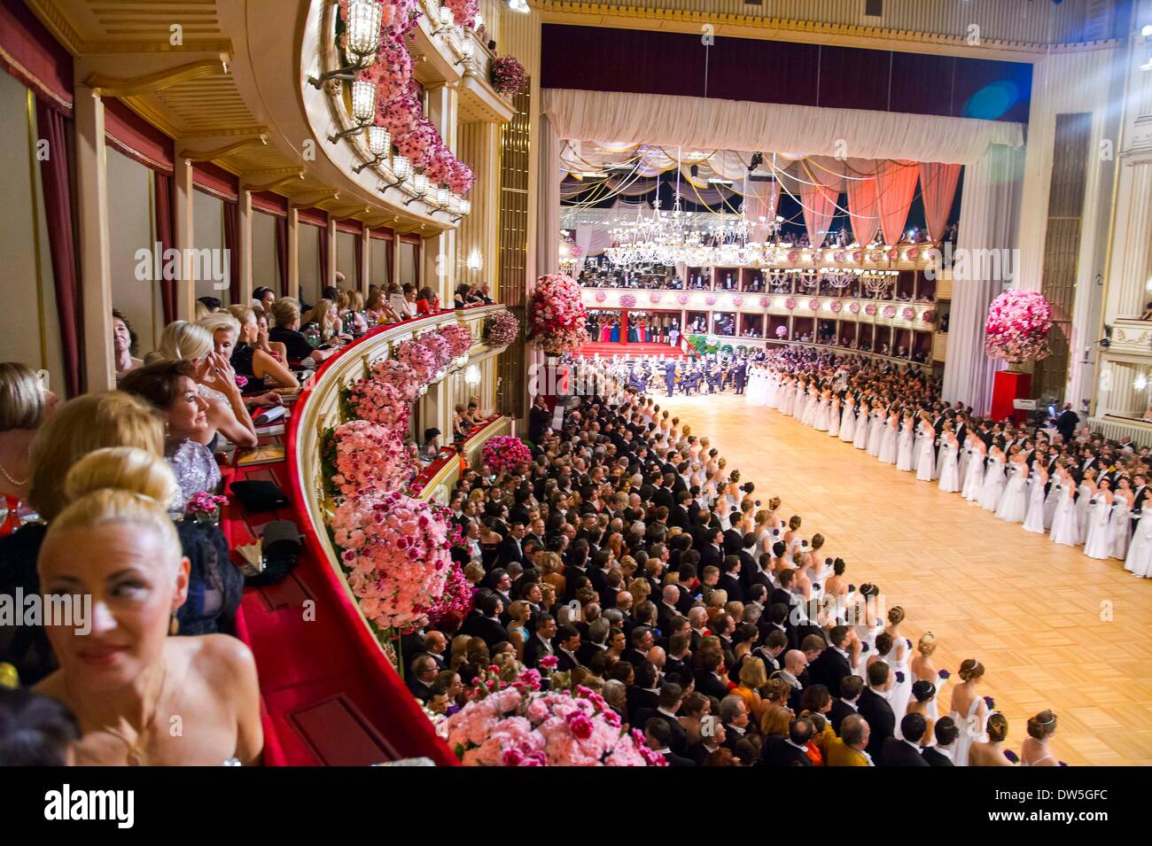 Vienna, Austria. 28th Feb, 2014. Opening overview Ballroom the Vienna