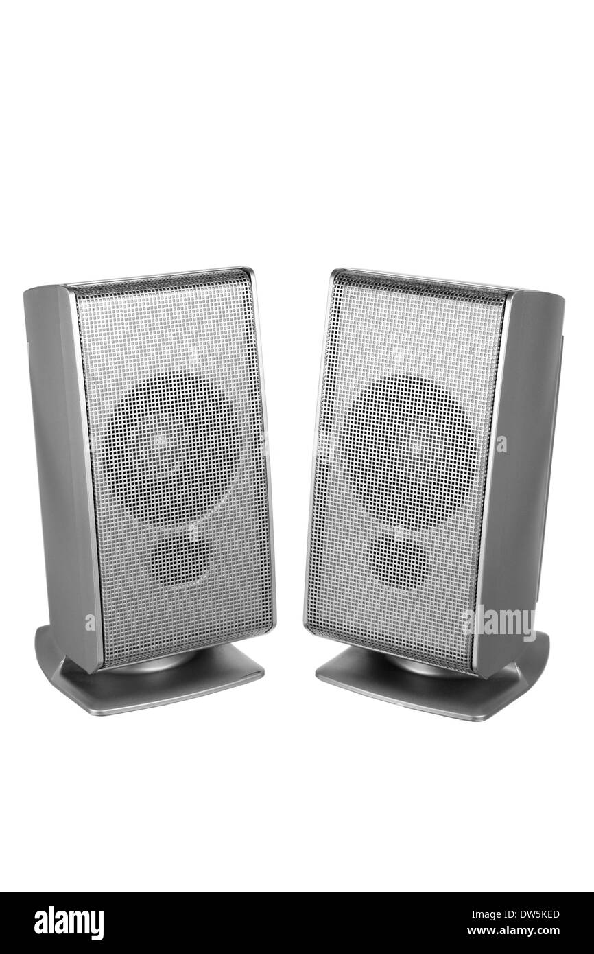 Desktop Speakers Stock Photo