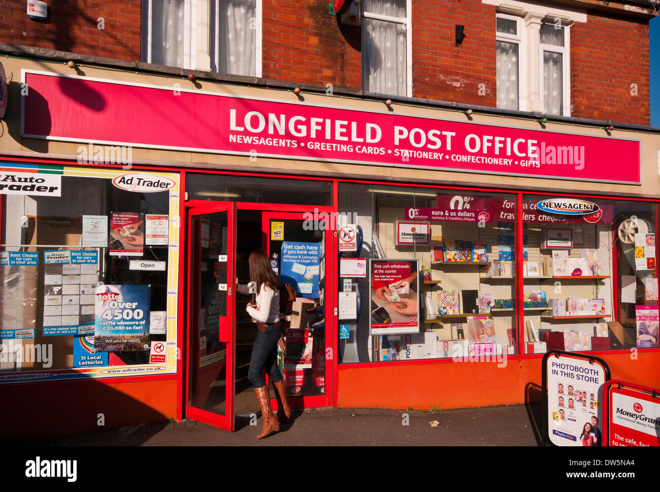 Exterior Of A Village Post Office Stock Photo Alamy
