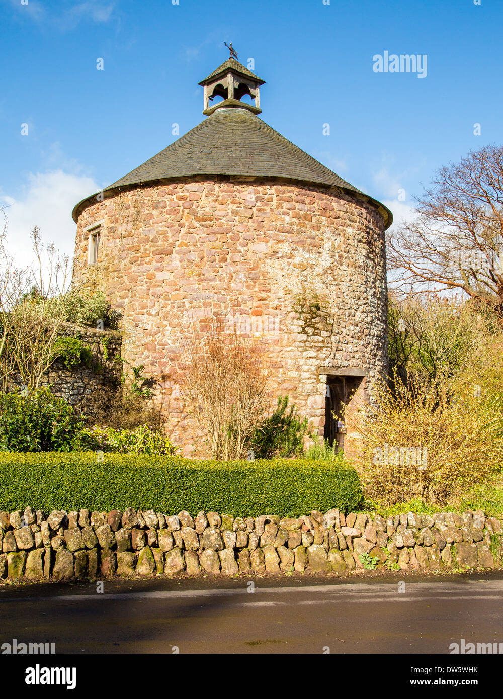 Dunster dovecote an essential asset of Dunster Castle in West Somerset UK Stock Photo
