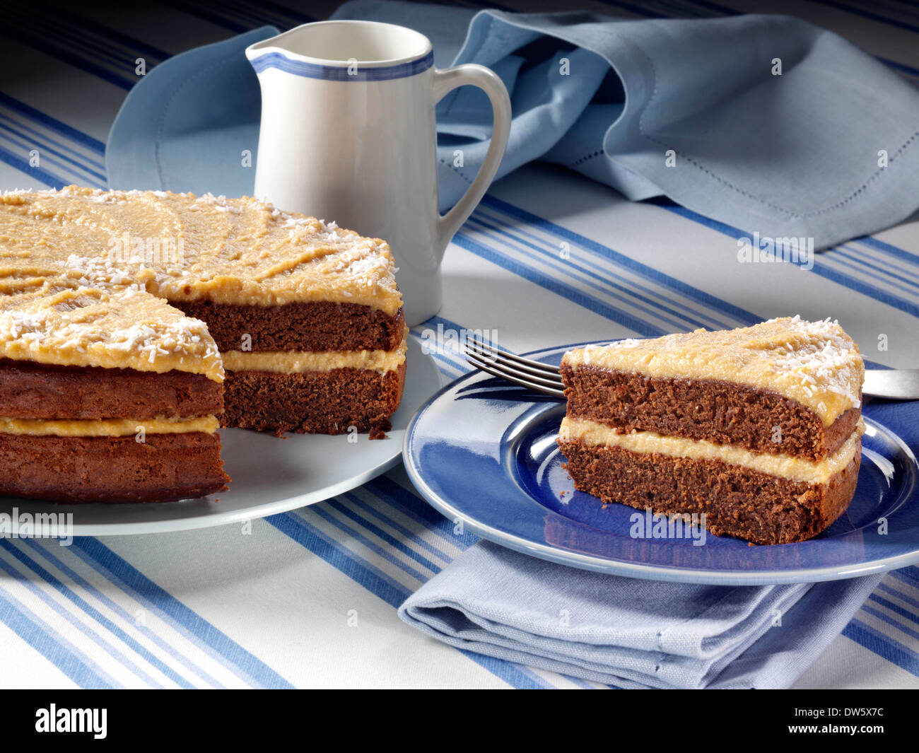 Vegan chocolate cake Stock Photo - Alamy