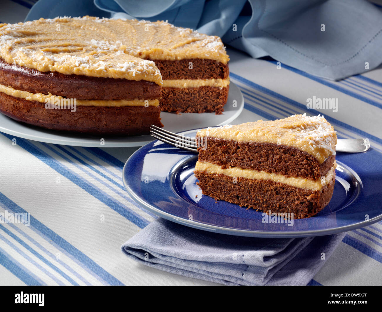 Vegan chocolate cake Stock Photo - Alamy