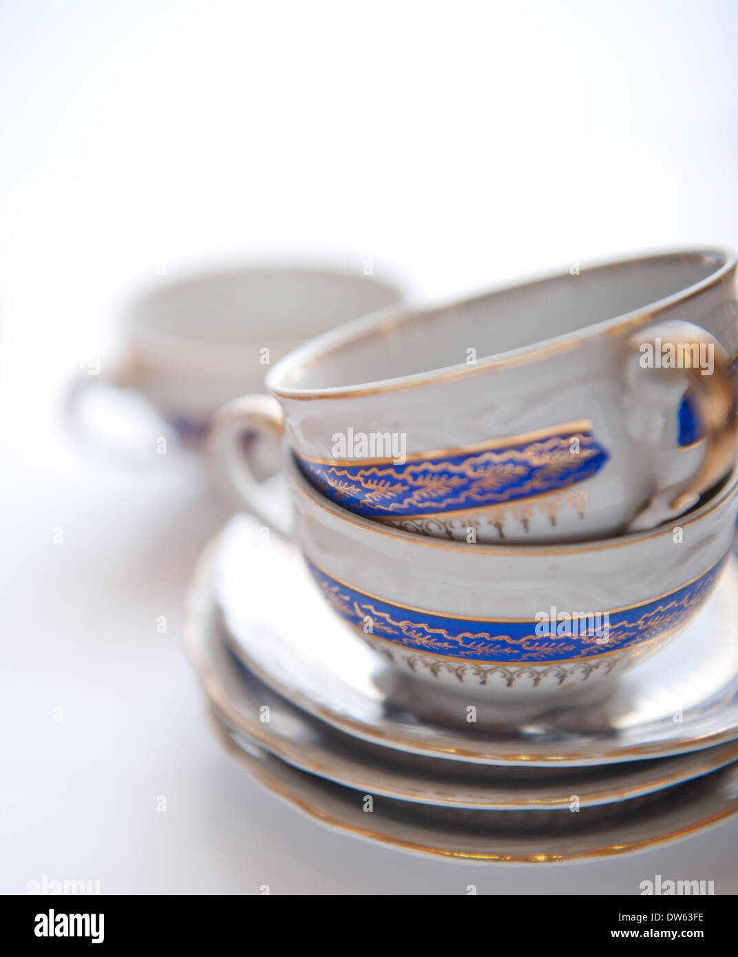 Tea cups Stock Photo