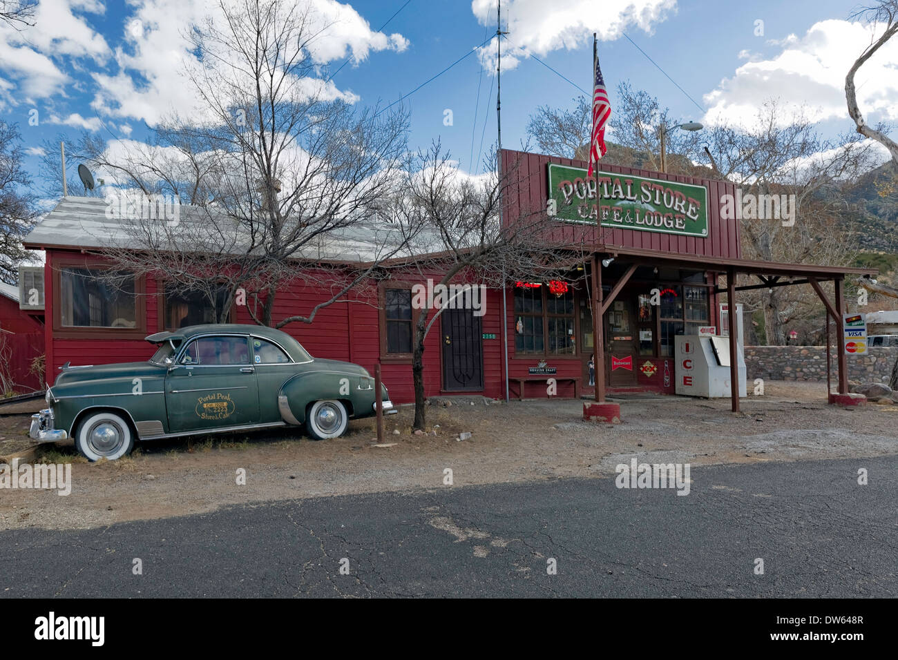 Portal Store, Portal, Arizona Stock Photo