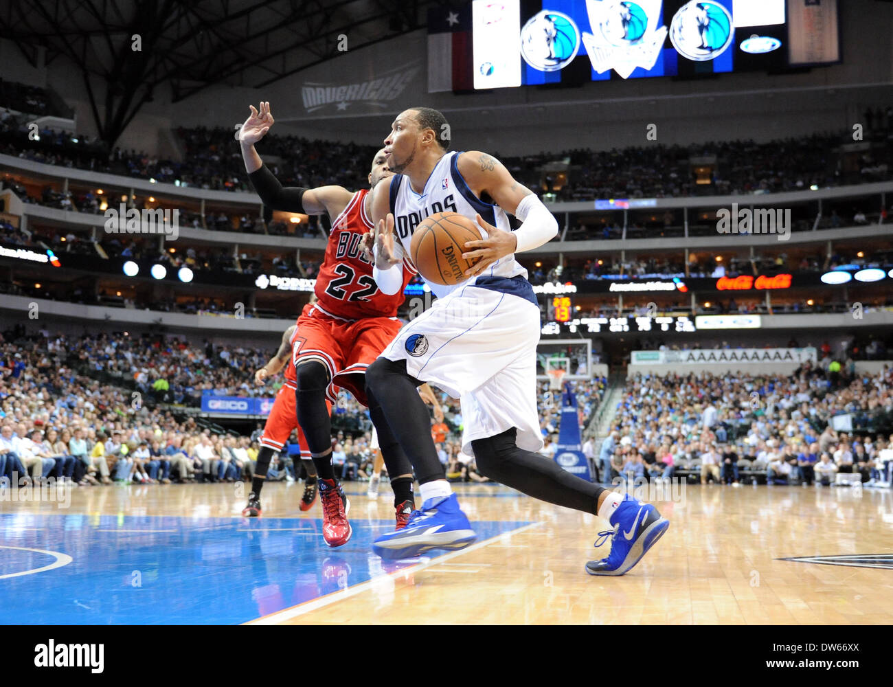 Dallas, USA. 28th Feb, 2014. Dallas Mavericks small forward Shawn