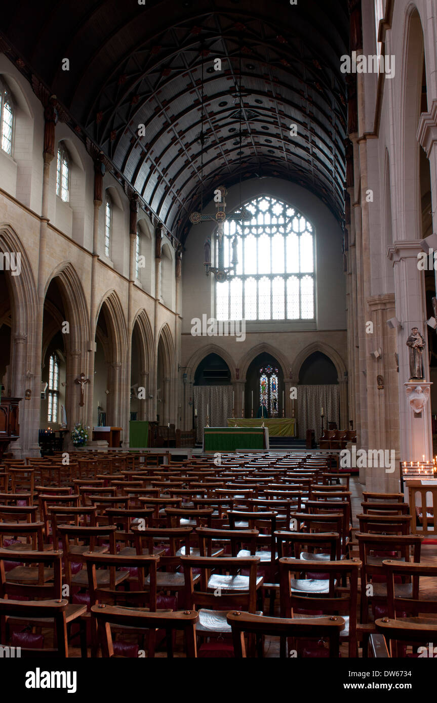 Holy Cross Catholic Church, Leicester, Leicestershire, England, UK Stock Photo