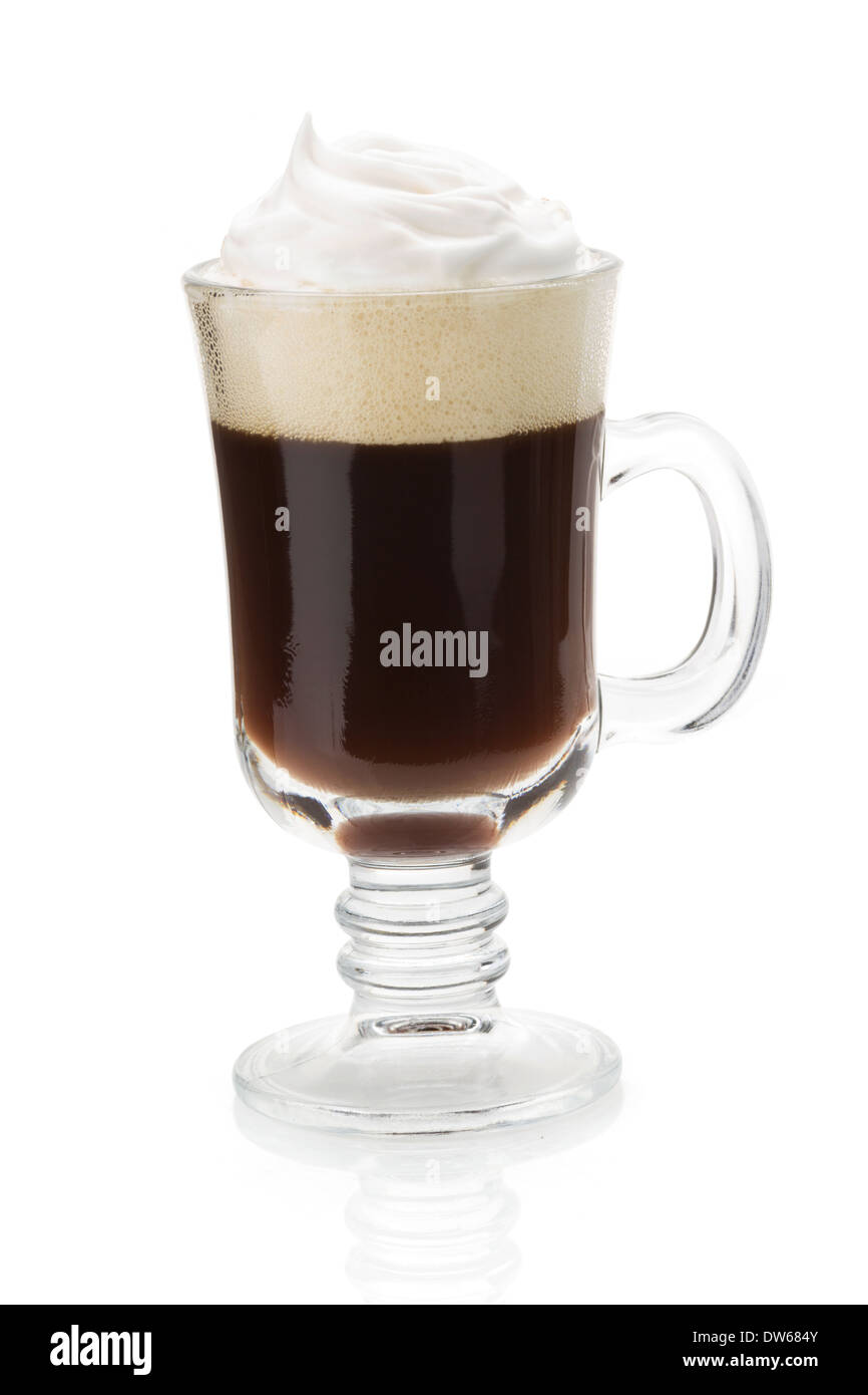 cup of coffee isolated on white background Stock Photo - Alamy