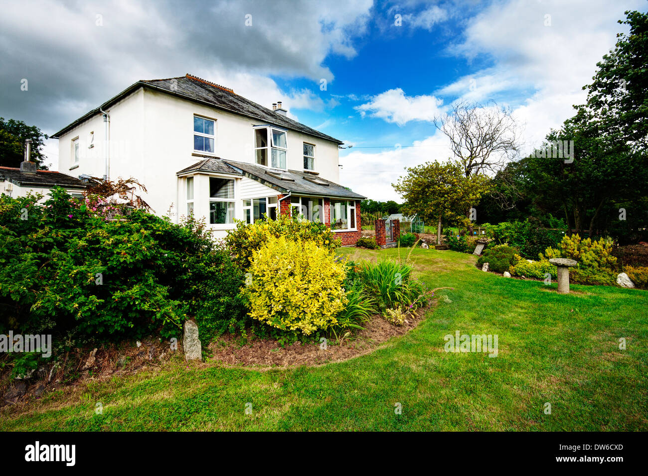 West country farmhouse Stock Photo