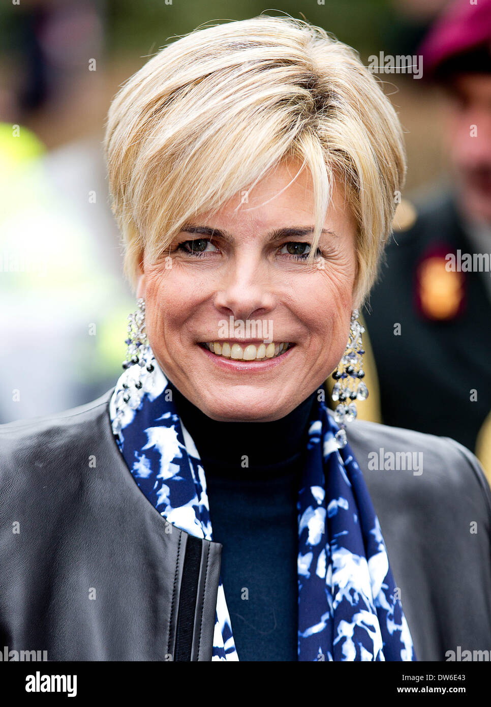 Dutch Princess Laurentien at the opening of the chocolate factory in