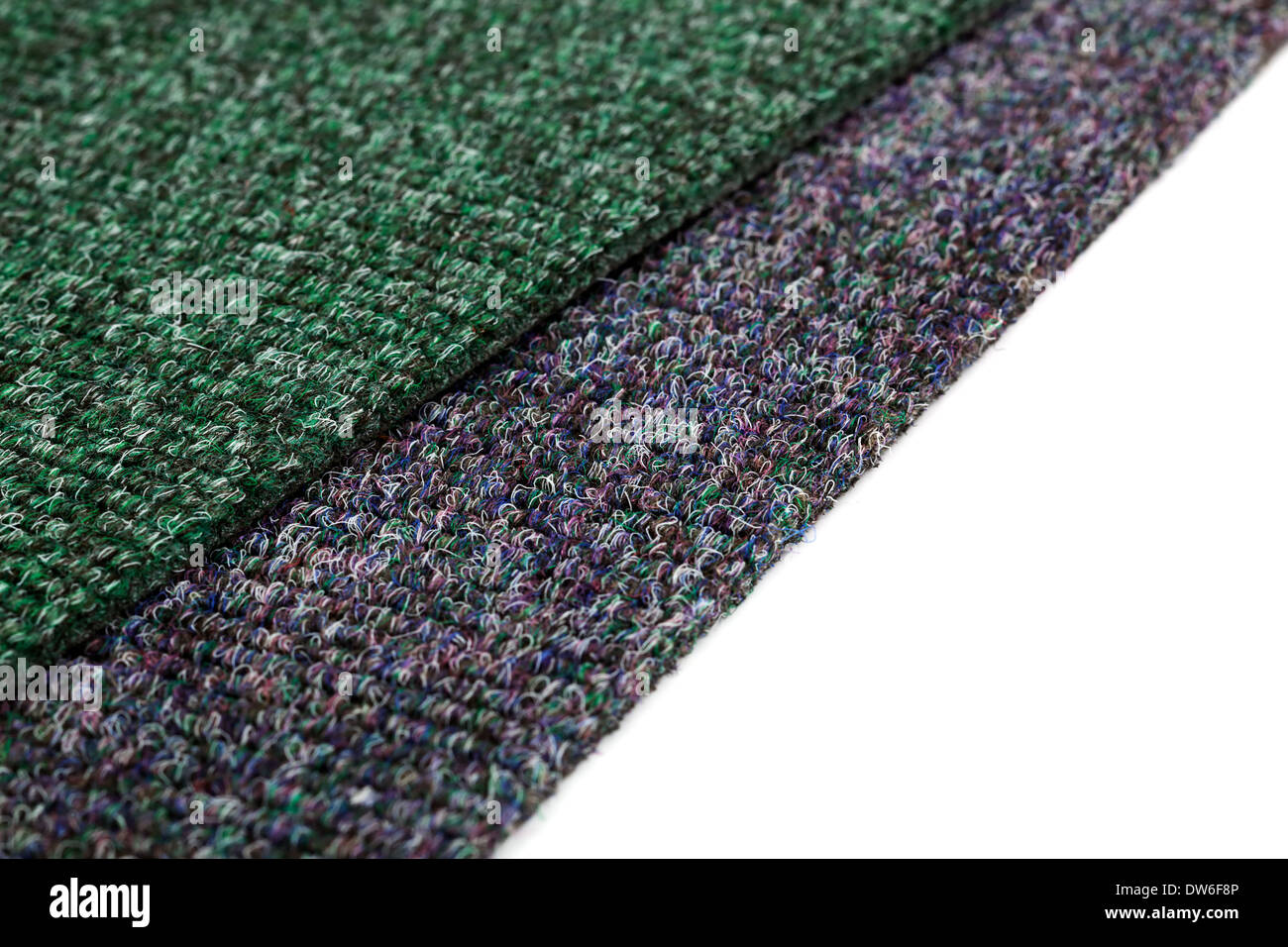A close up picture of a gray and green carpets Stock Photo Alamy
