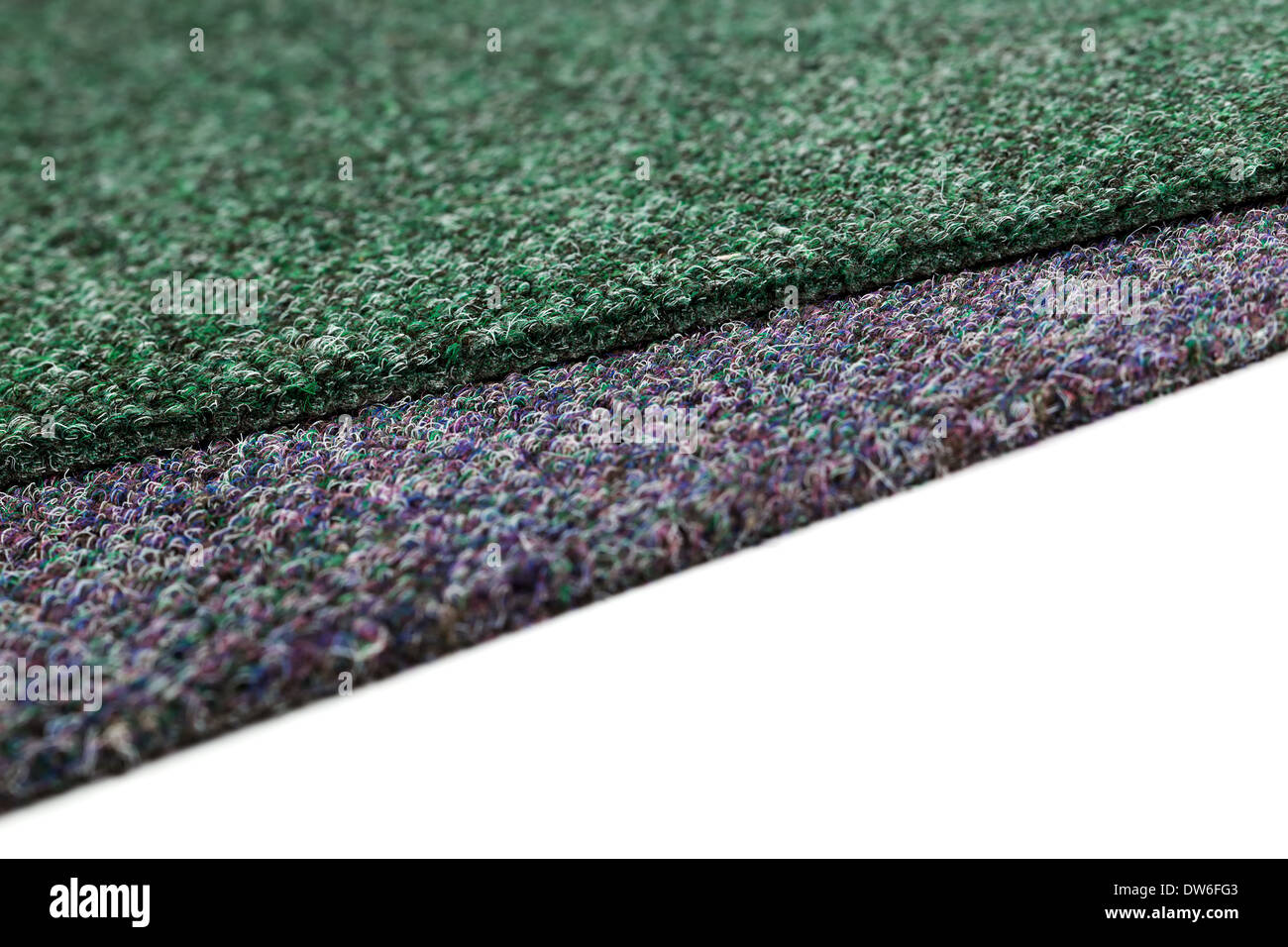 A close up picture of a gray and green carpets Stock Photo Alamy