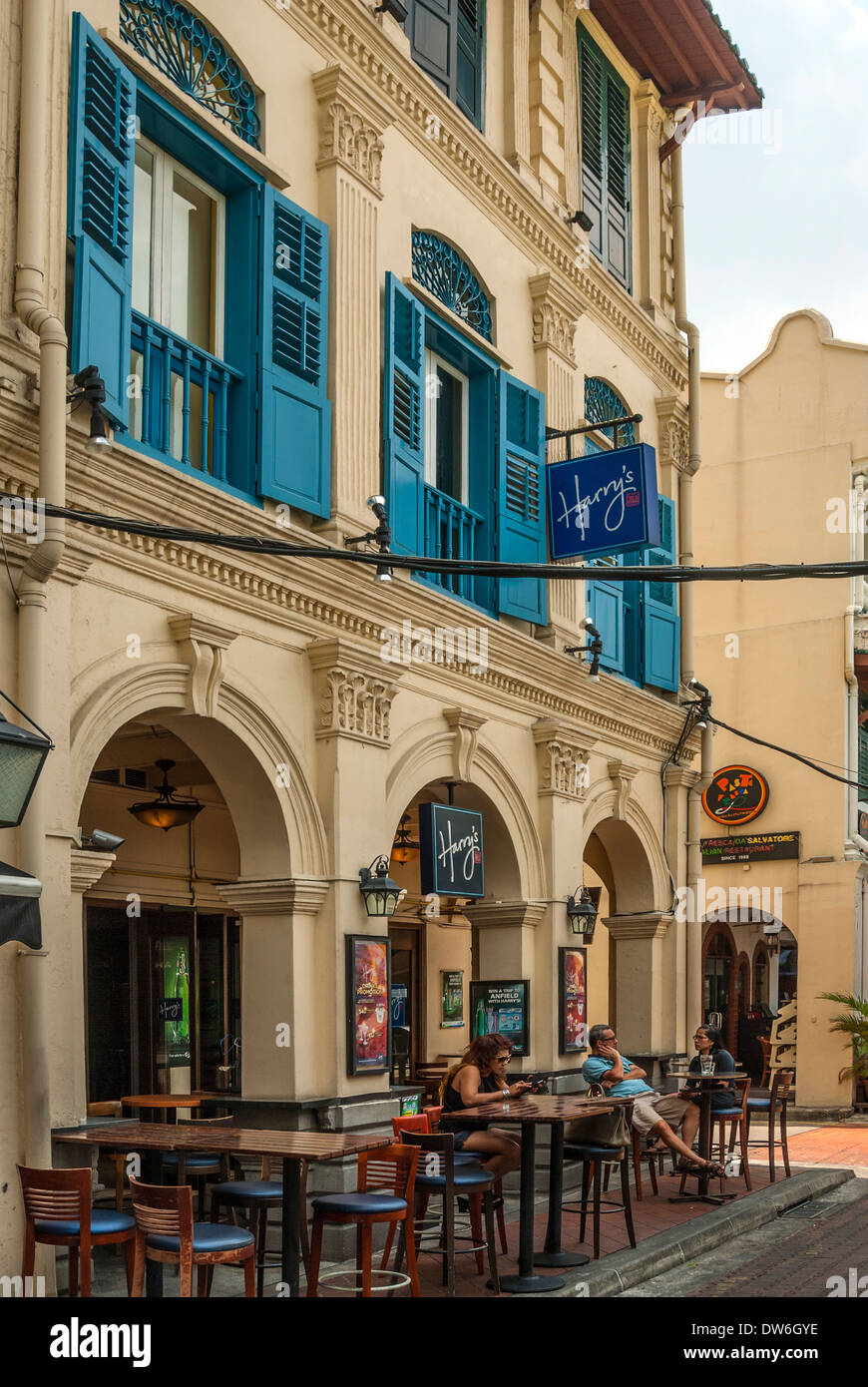 Harry's Bar, Boat Quay,Singapore Stock Photo Alamy