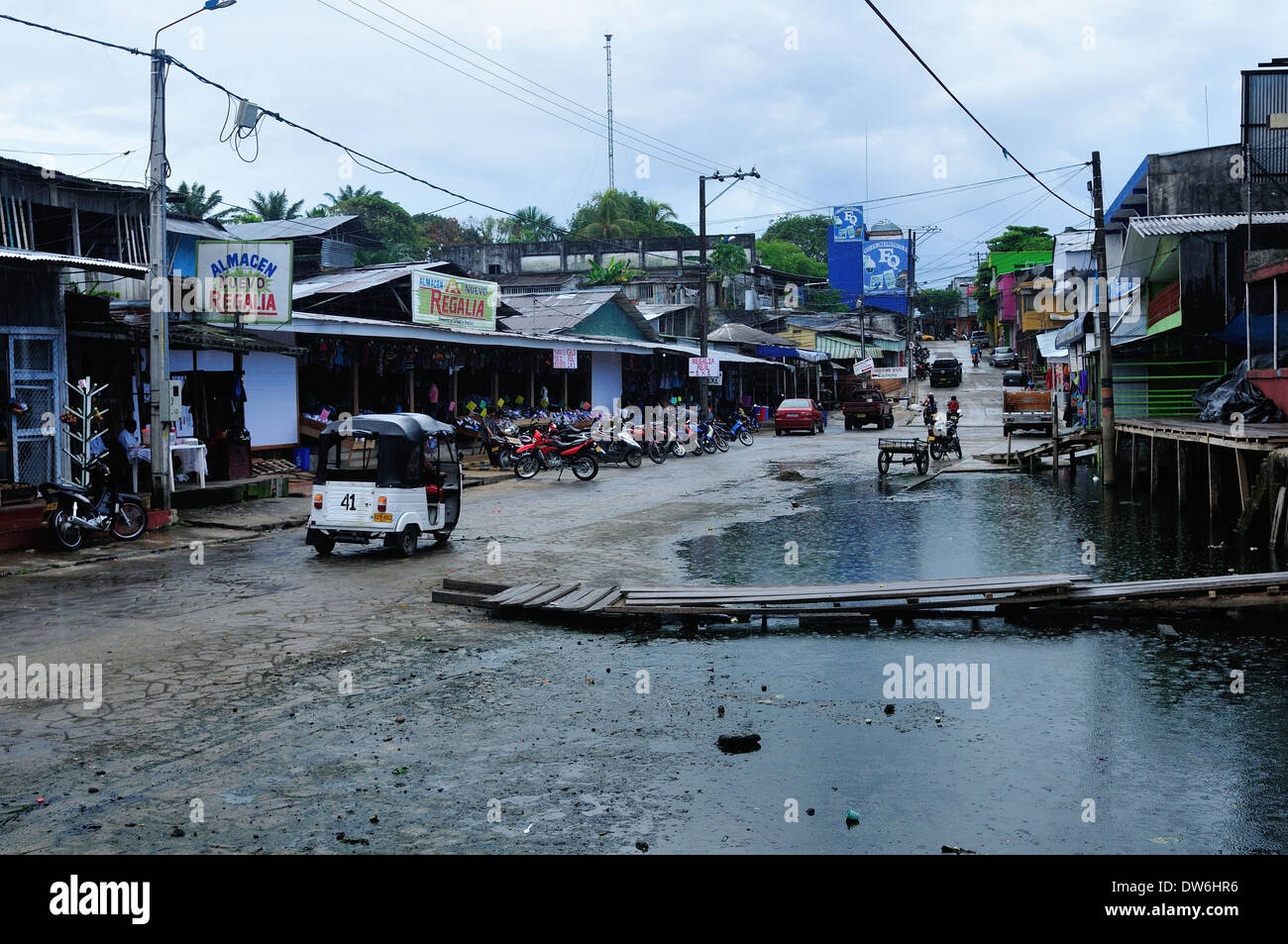 Market in LETICIA. Department of Amazonas .COLOMBIA Stock Photo