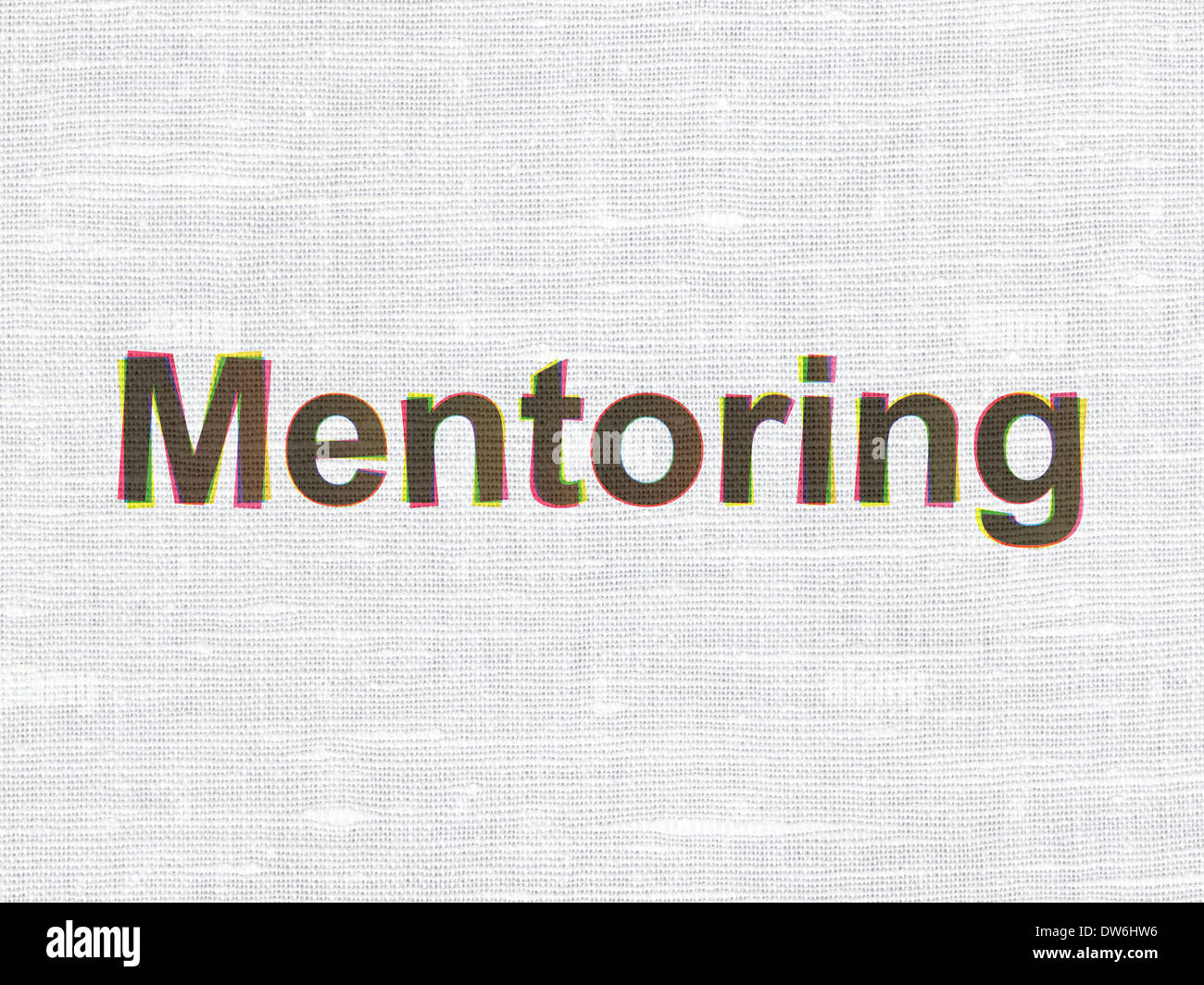 education-concept-mentoring-on-fabric-texture-background-stock-photo