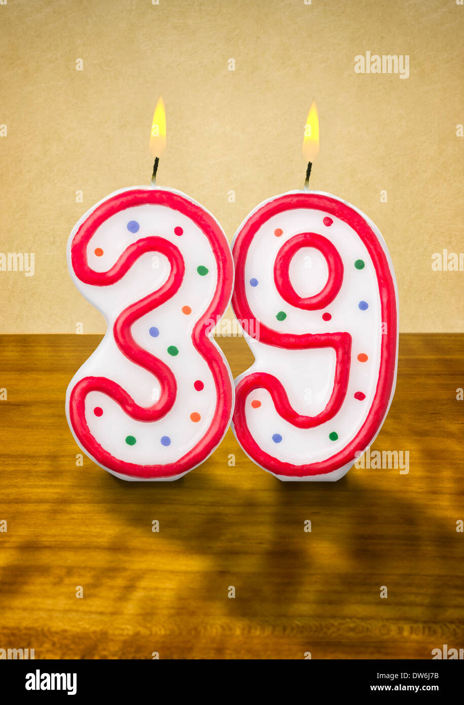 Happy 39th birthday hi-res stock photography and images - Alamy