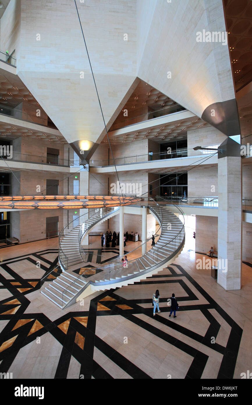 Qatar, Doha, Museum of Islamic Art, interior, Stock Photo
