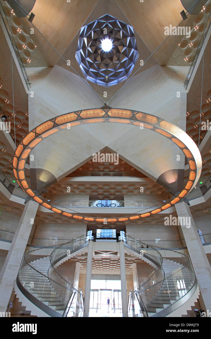 Qatar, Doha, Museum of Islamic Art, interior, Stock Photo